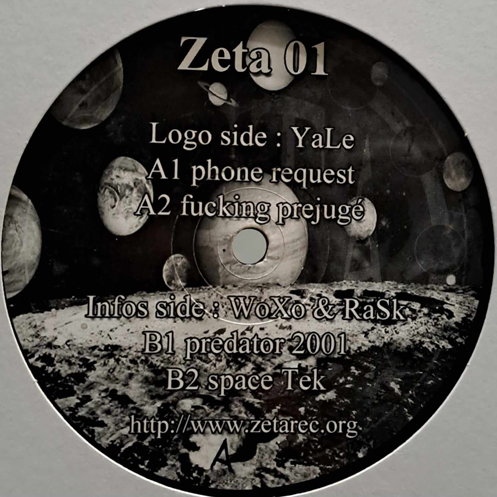Zeta 01 - vinyle freetekno